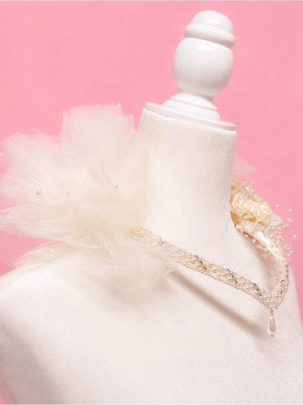True Vintage Ivory Colored Bridal Headpiece